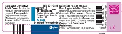 24 Tablets (Lederle Leucovorin 24 Tablets)